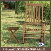 Patio Wooden Rocking Chair Set Wood Furniture