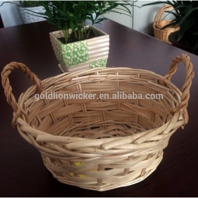 Oval wicker spa bath sets,cheap wicker flower basket for decoration