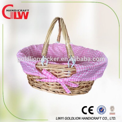 willow basket, wedding fruit basket decoration,decorative baskets for wedding